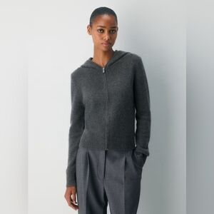 Aritzia Essential Cashmere Zip Up